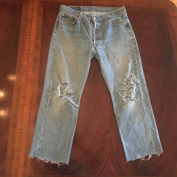 Levi's Pants - LEVI STRAUSS Button Fly Capris